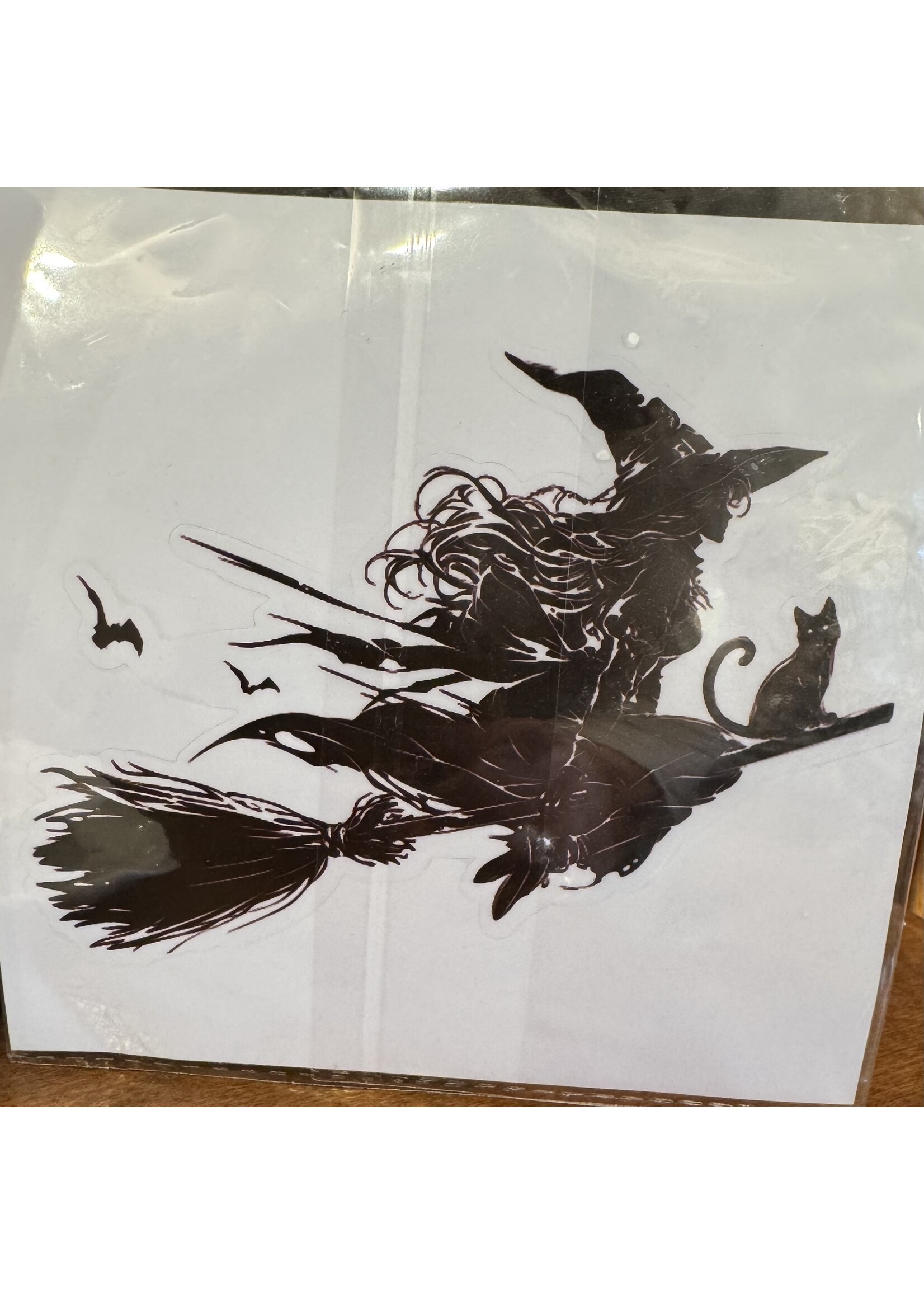 Decal Witch on Broom