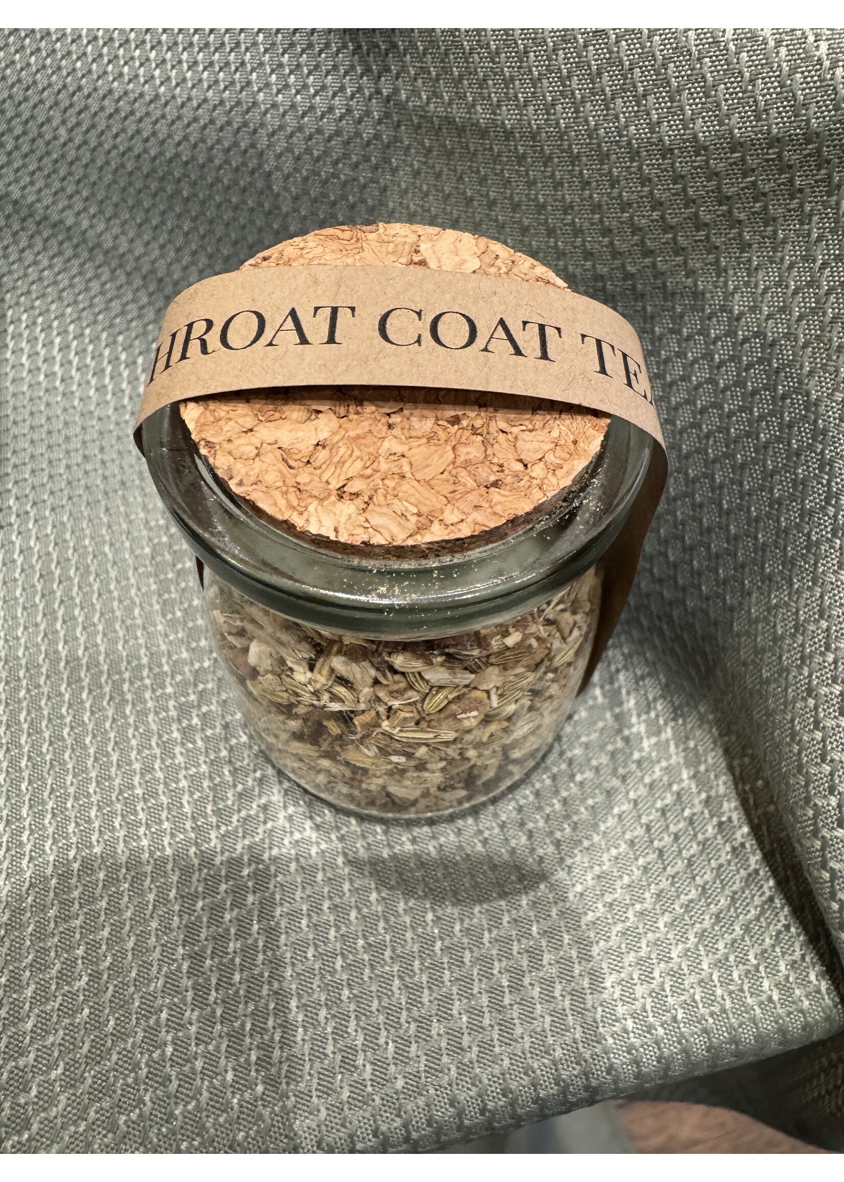 Throat Coat Jar