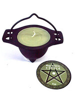 Candle Cauldron Sage