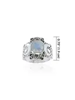 Ring Filagree  w Moonstone tr3785