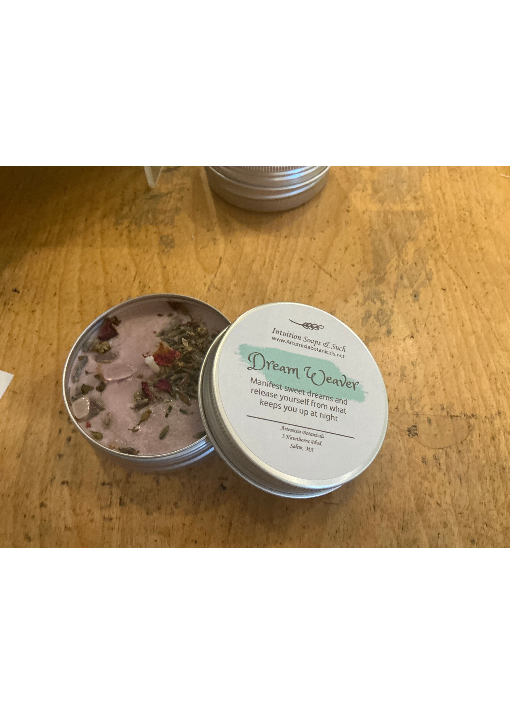 Candle tin dream weaver