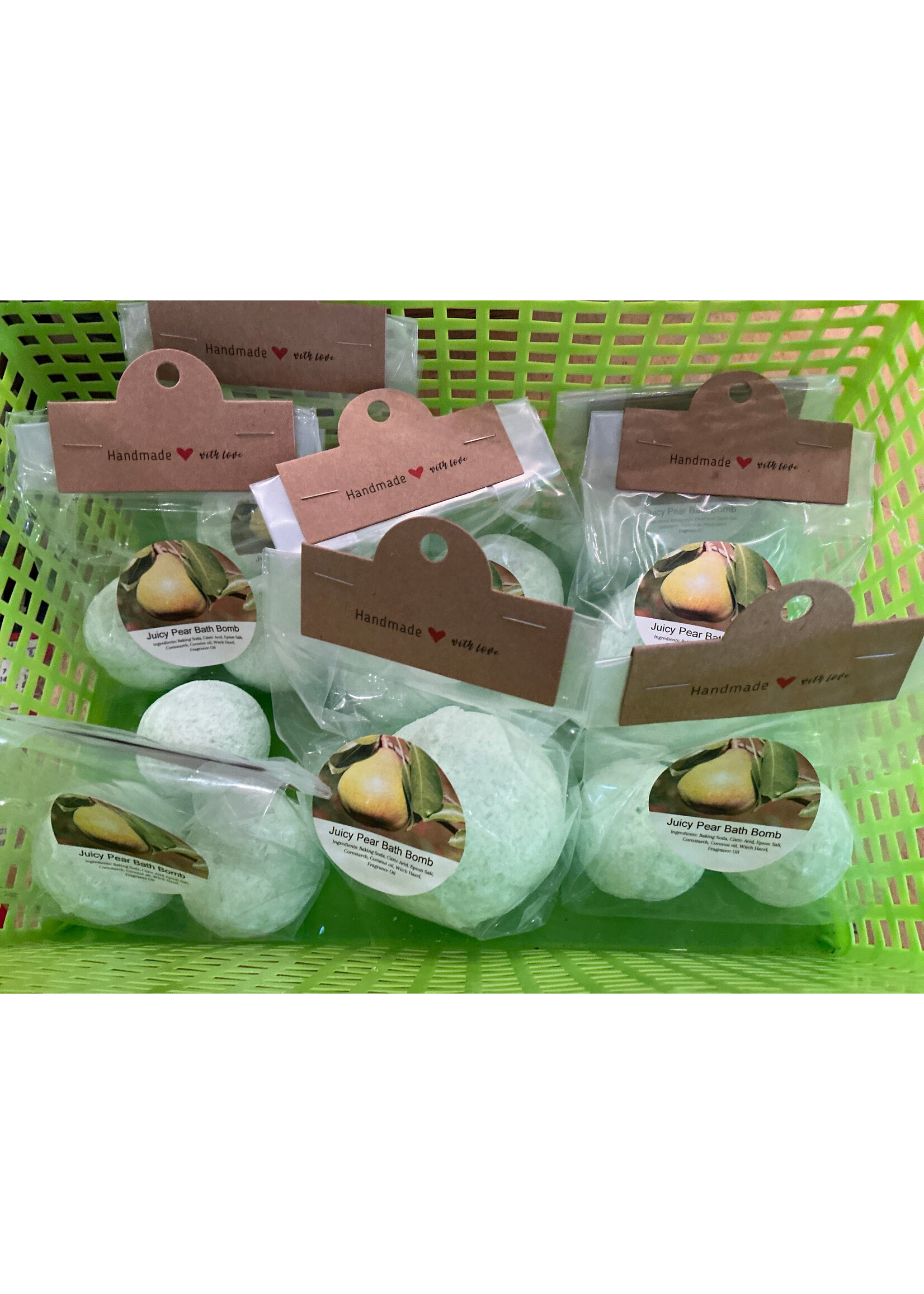 Bath bomb juicy pear