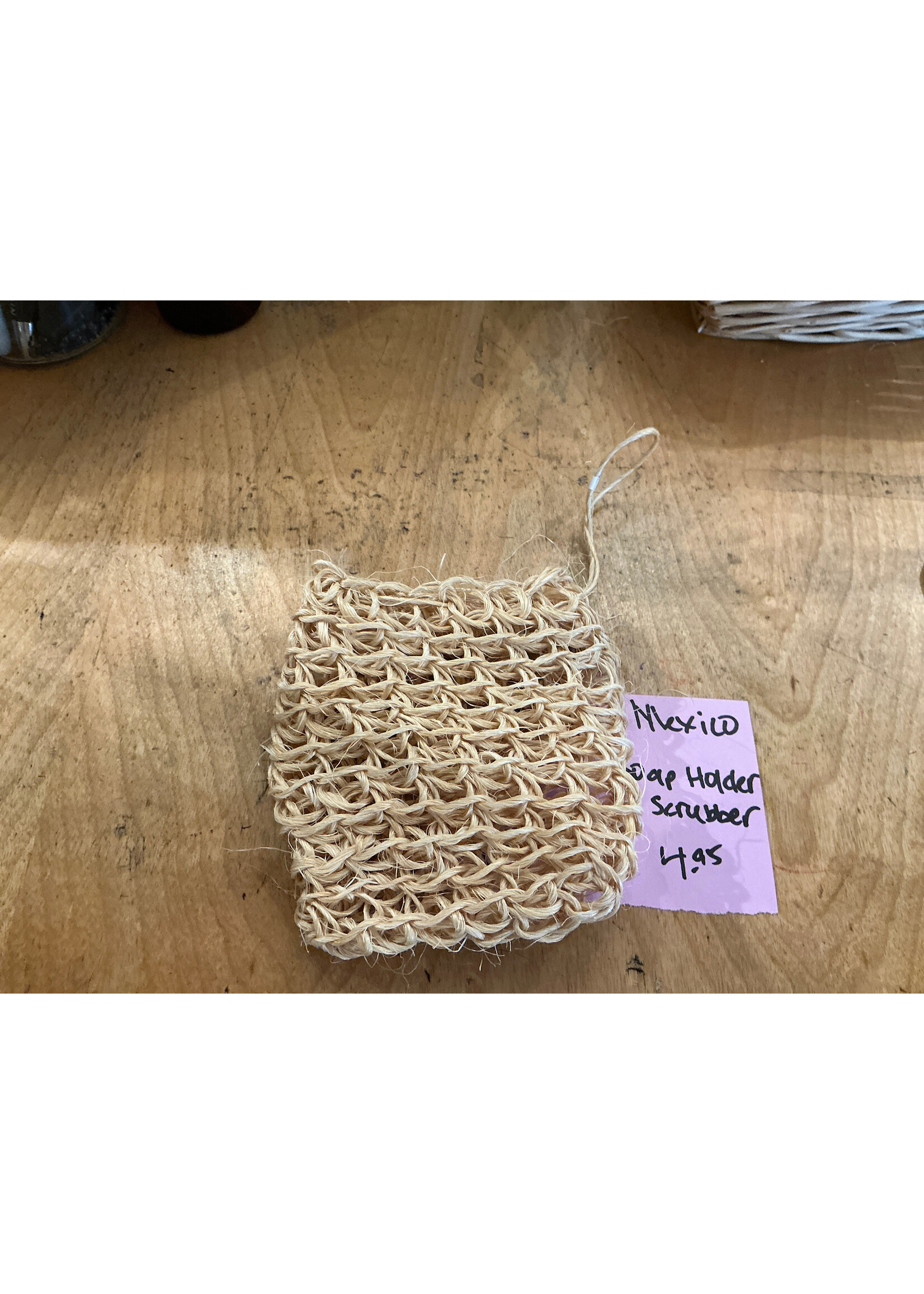 Scrubber soap holder