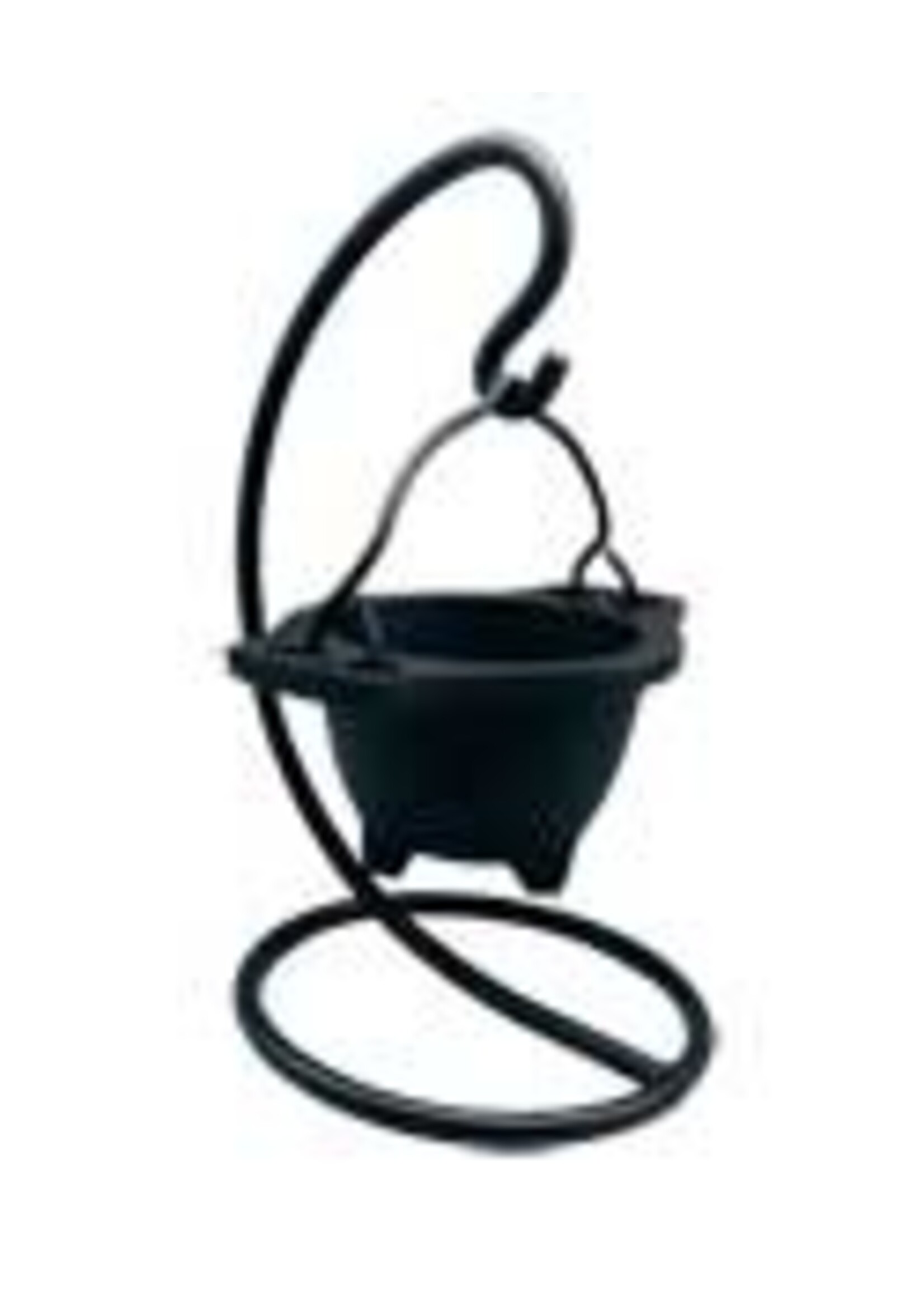 Cauldron Hanging Metal   41/2"