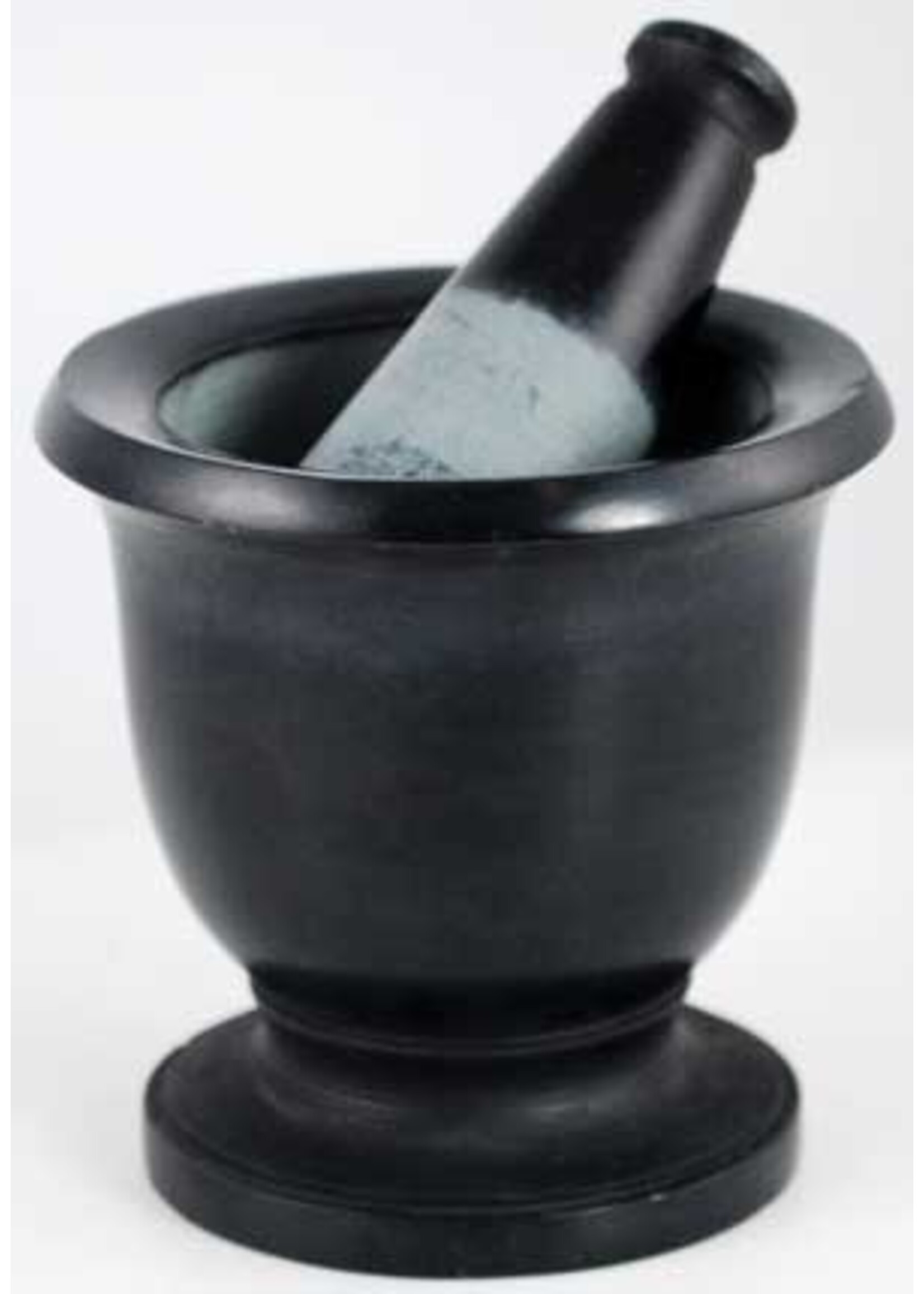 Mortar & Pestle  Black Soapstone LM335
