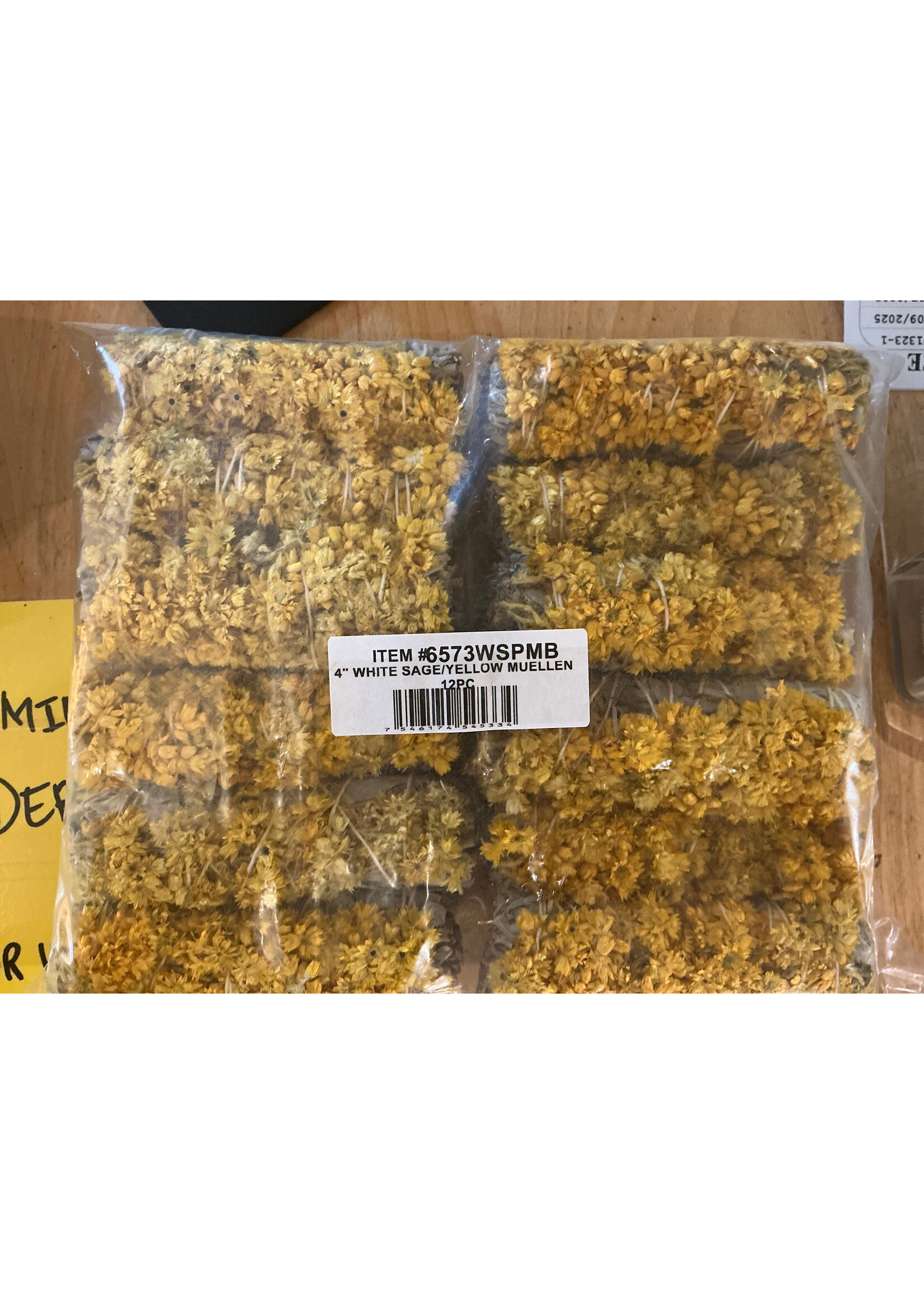 Bundle white sage/muellen yellow