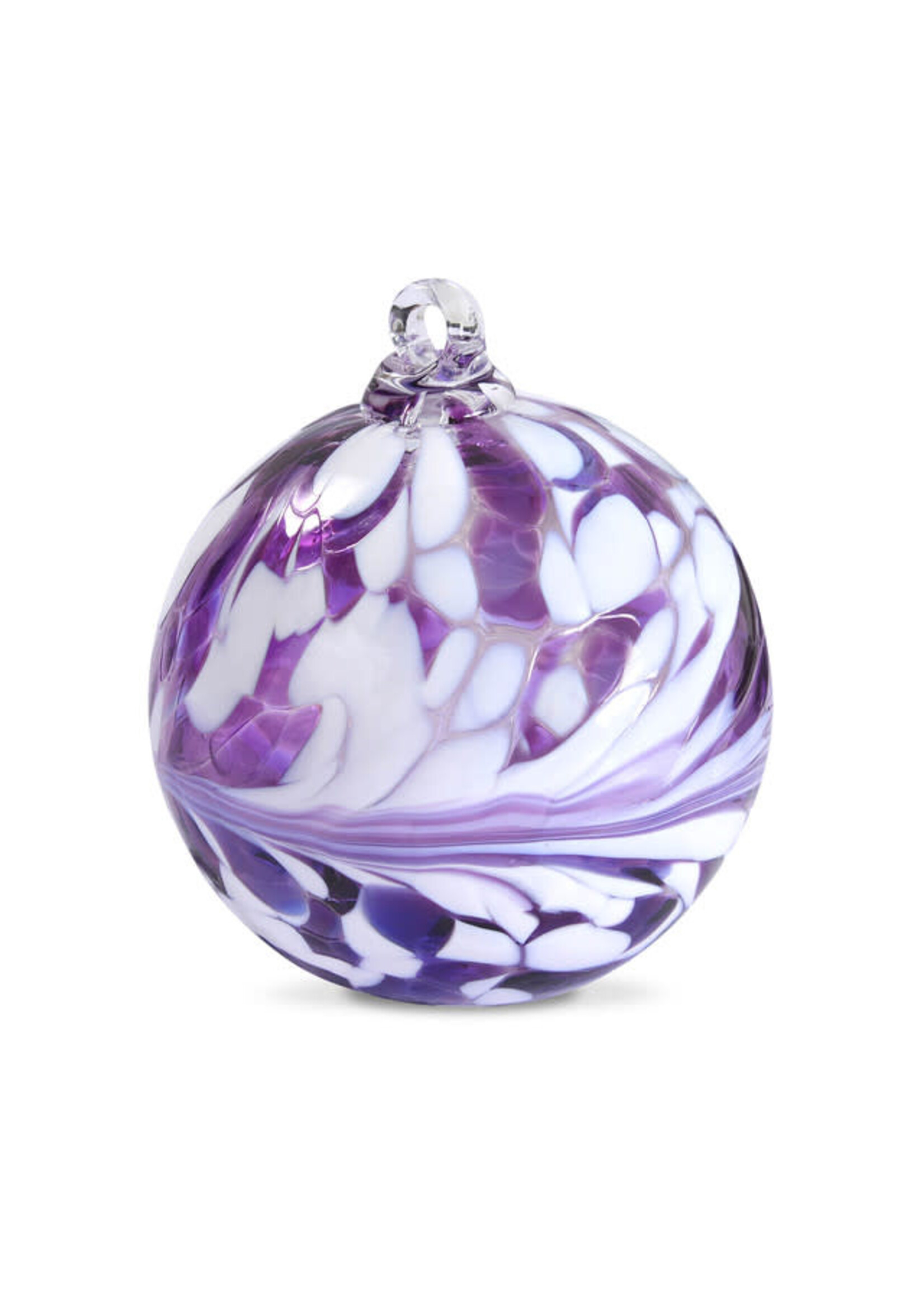 Witch ball Ornament Glass
