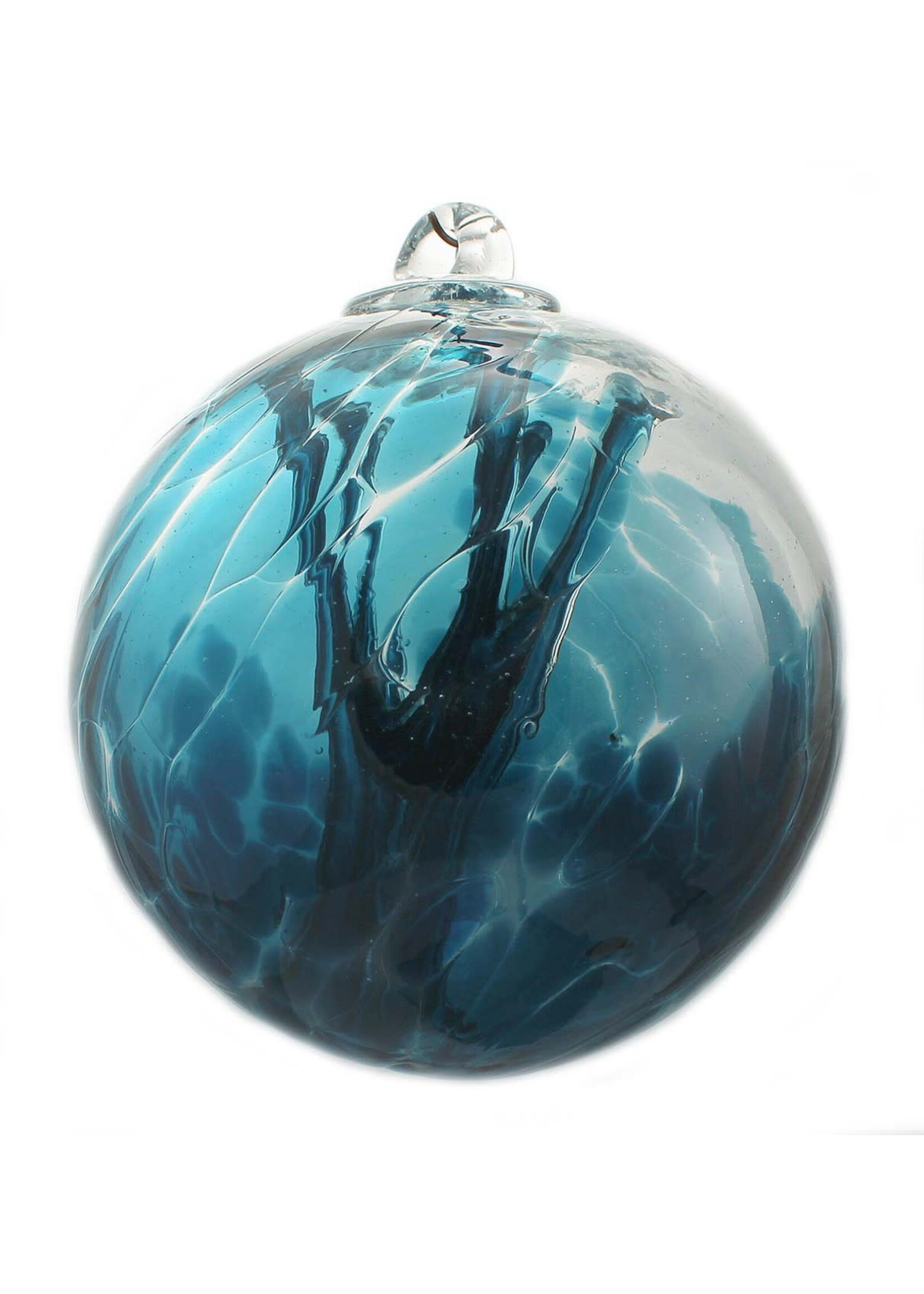 Witch Ball Iridescent Sea Glass R8904  150