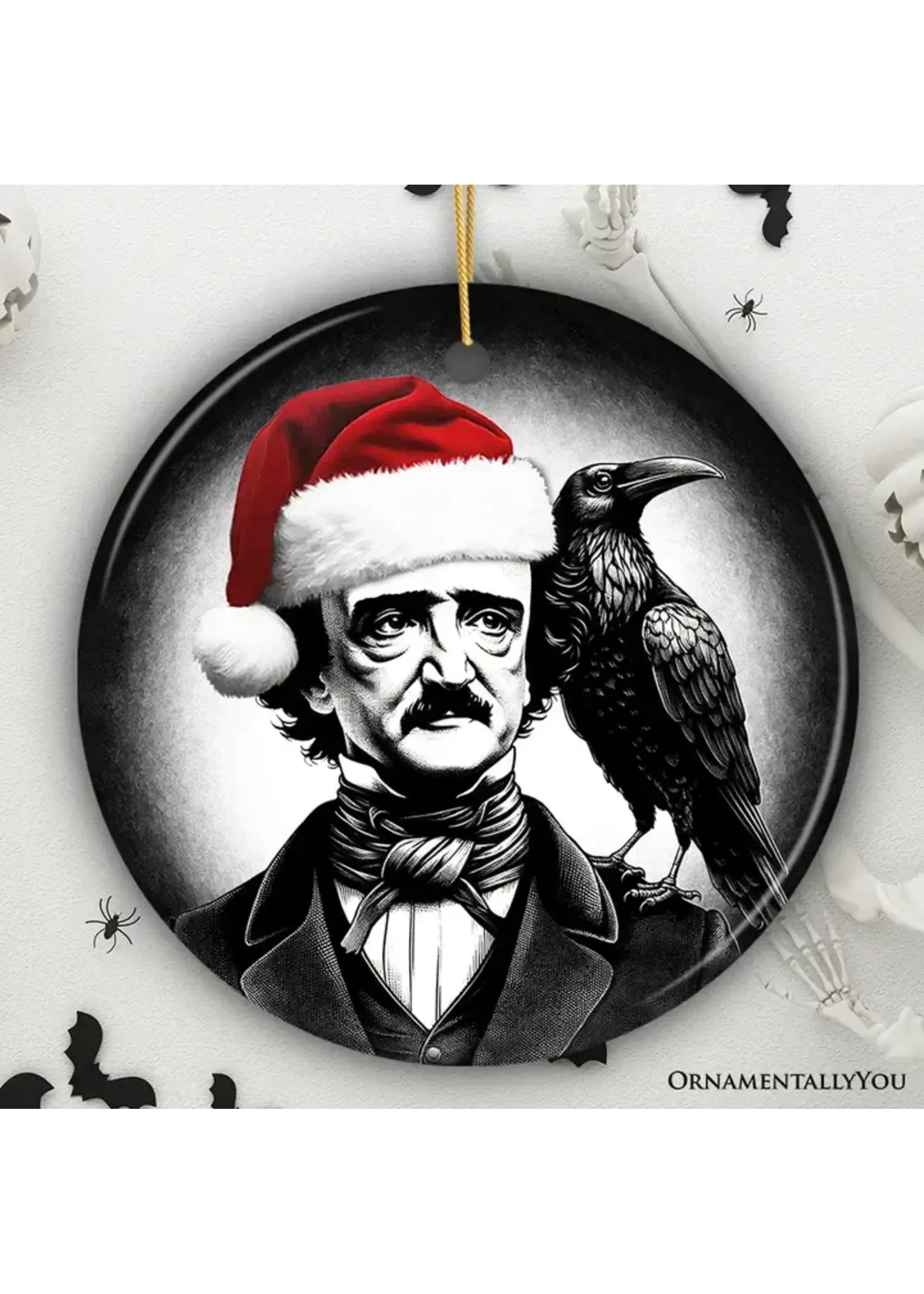 Ornament Edgar Allen Poe RGPO-102