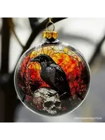 Ornament  Crow & Skull  G239