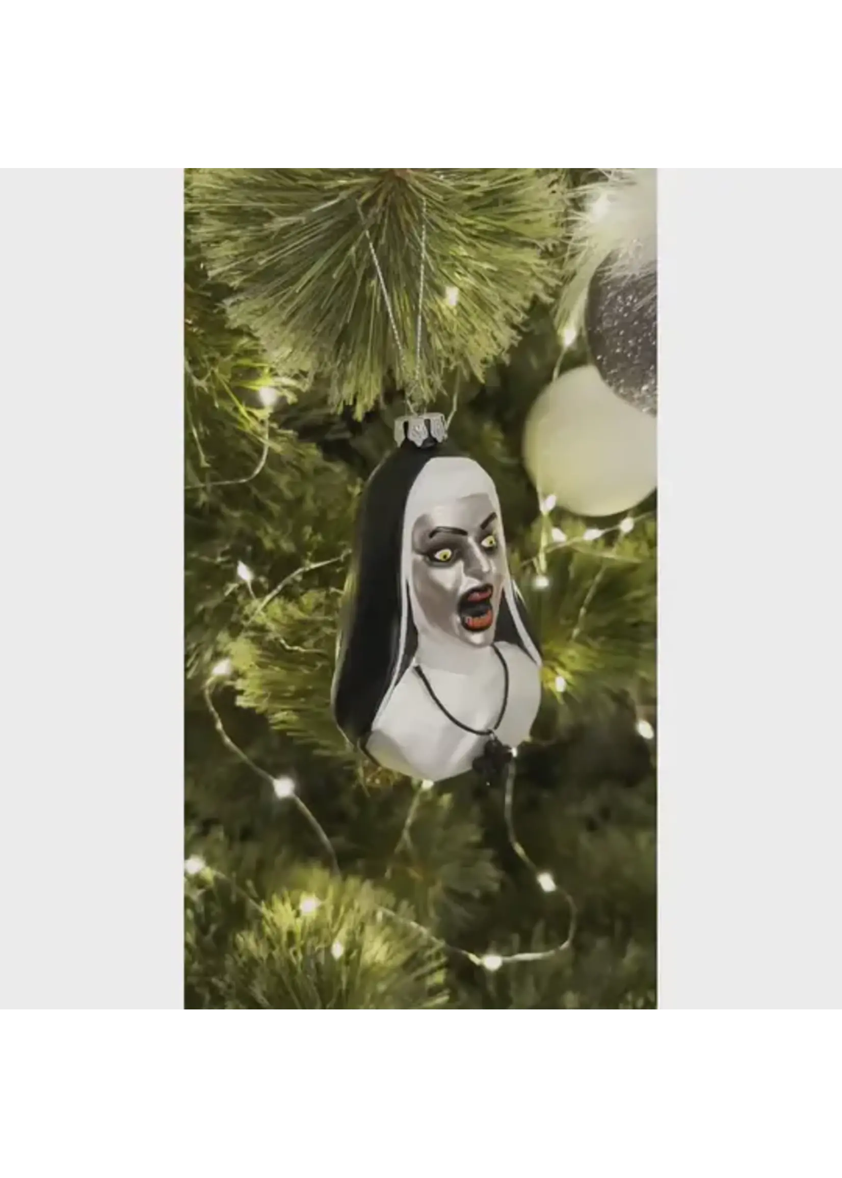 Ornament Creepy Nun G-206