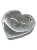BOWL HEART SELENITE  RBSELH