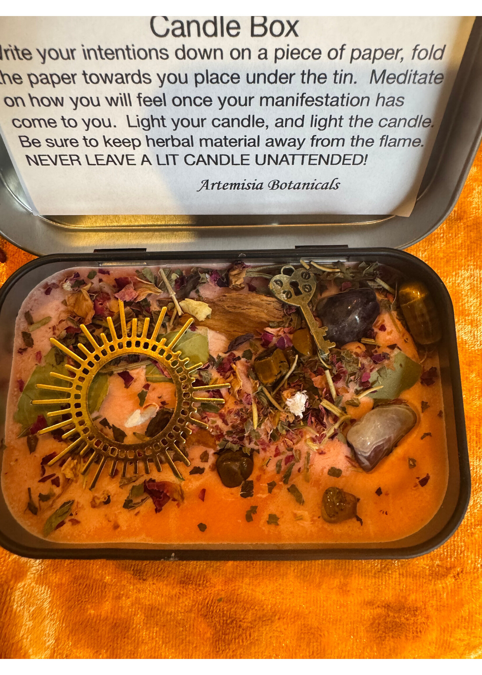 New Beginnings candle tin