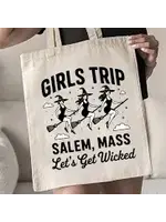 Tote Bag Girl's Trip  Black or white
