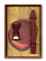 Wax Set with Pentacle Seal Wicca