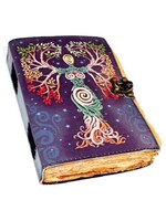 Book Of Shadows Goddess Aged  Leather w/latch