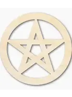 Pentagram Cut-out Paten  2 3/4