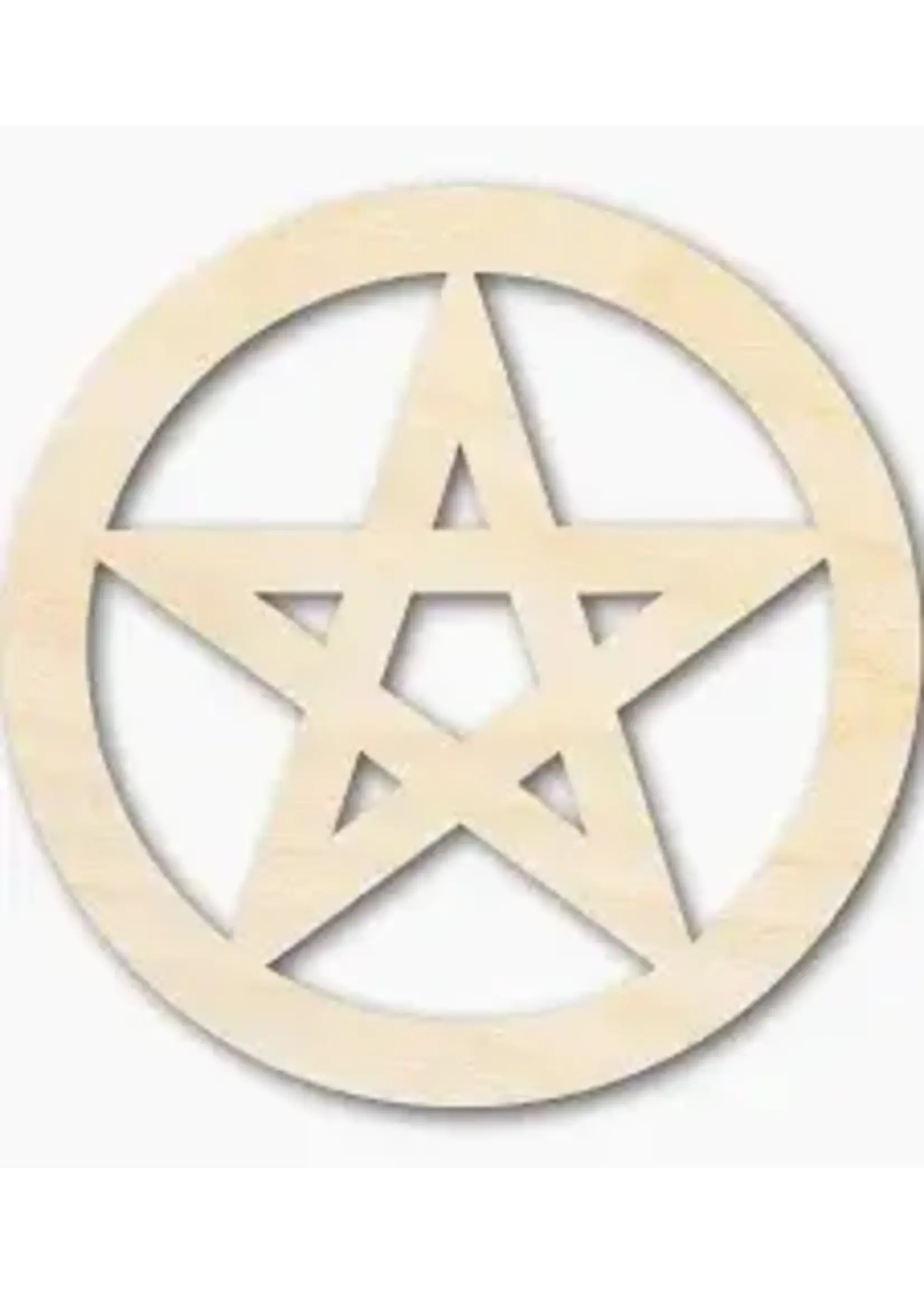 Pentagram Cut-out Paten  2 3/4
