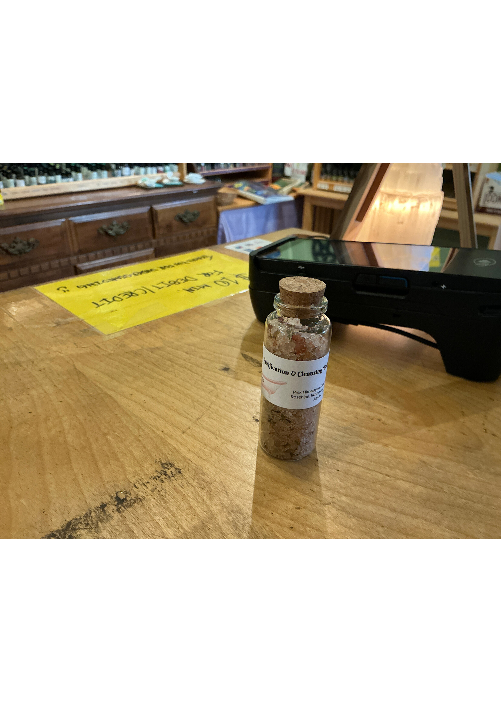 Bath salts purification and cleansing