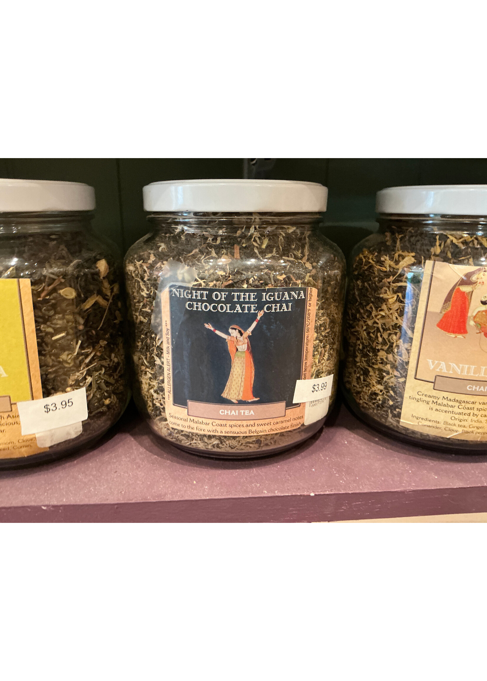 Chai chocolate night of iguana