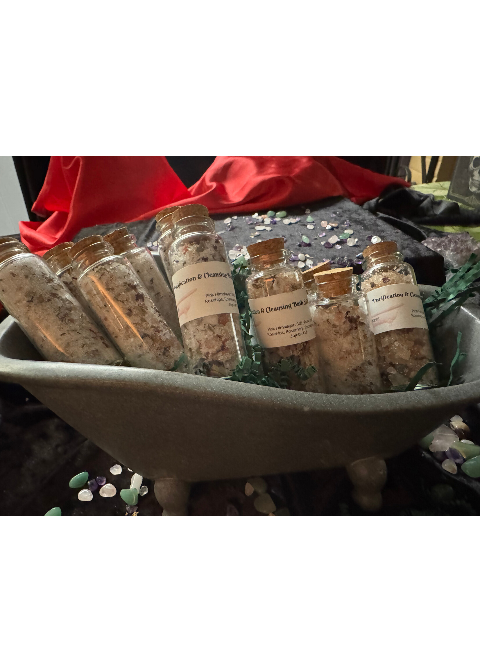 Purification and cleansing bath salts