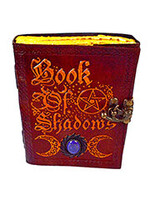 Book of Shadows Journal aged looking paper leather w/ latch BBBL3358