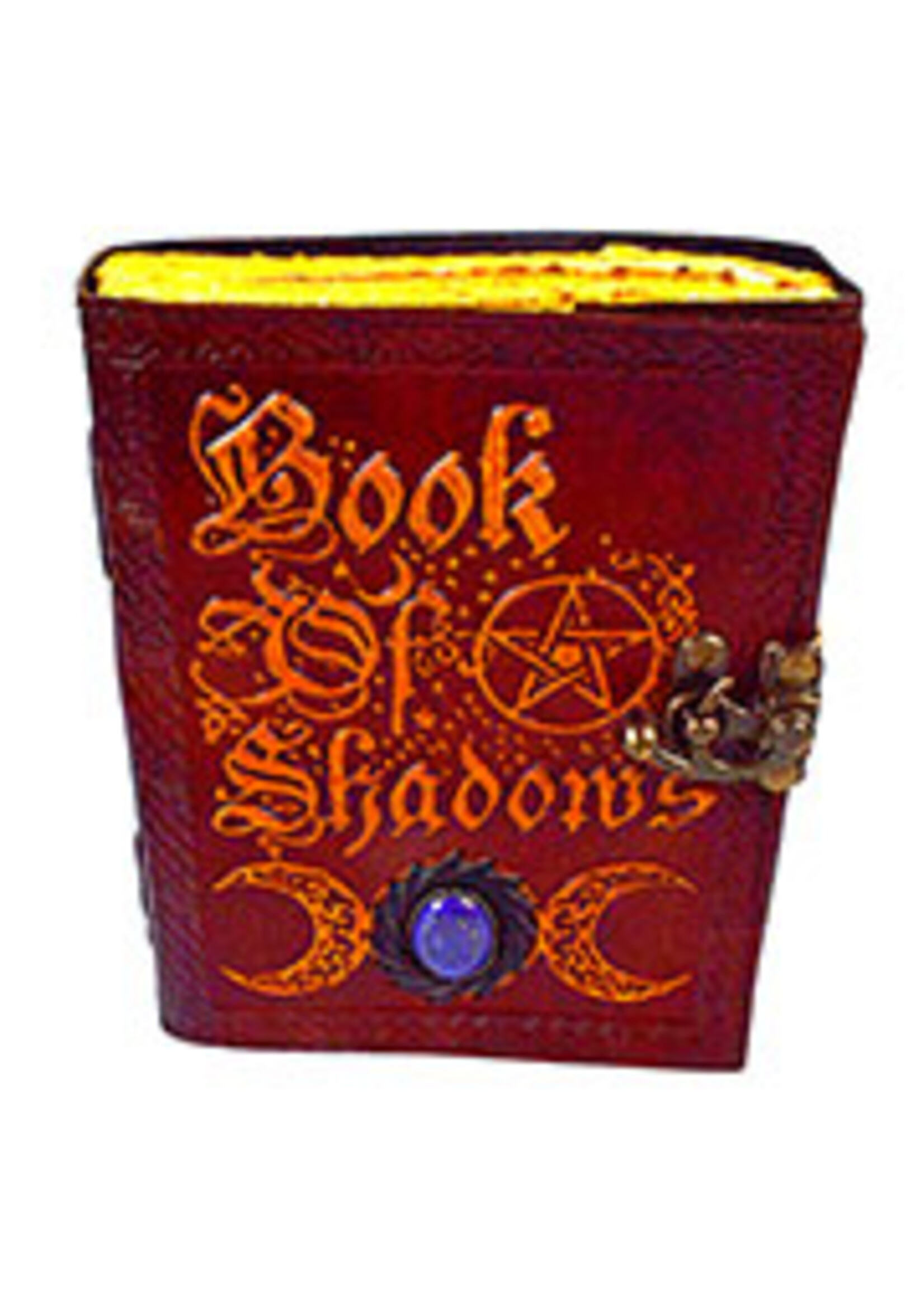 Book of Shadows Journal aged looking paper leather w/ latch BBBL3358