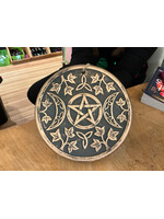 triple moon plaque 13860