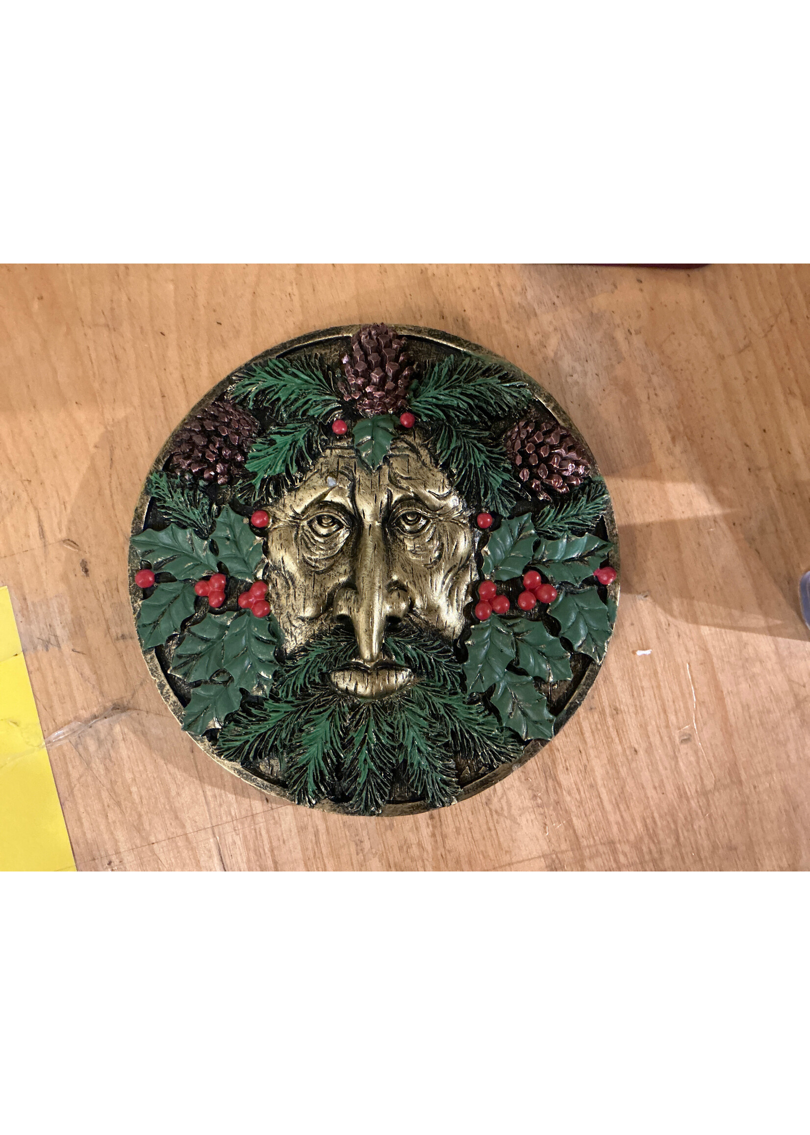 Greenman Seasons Plaque Winter Y6851