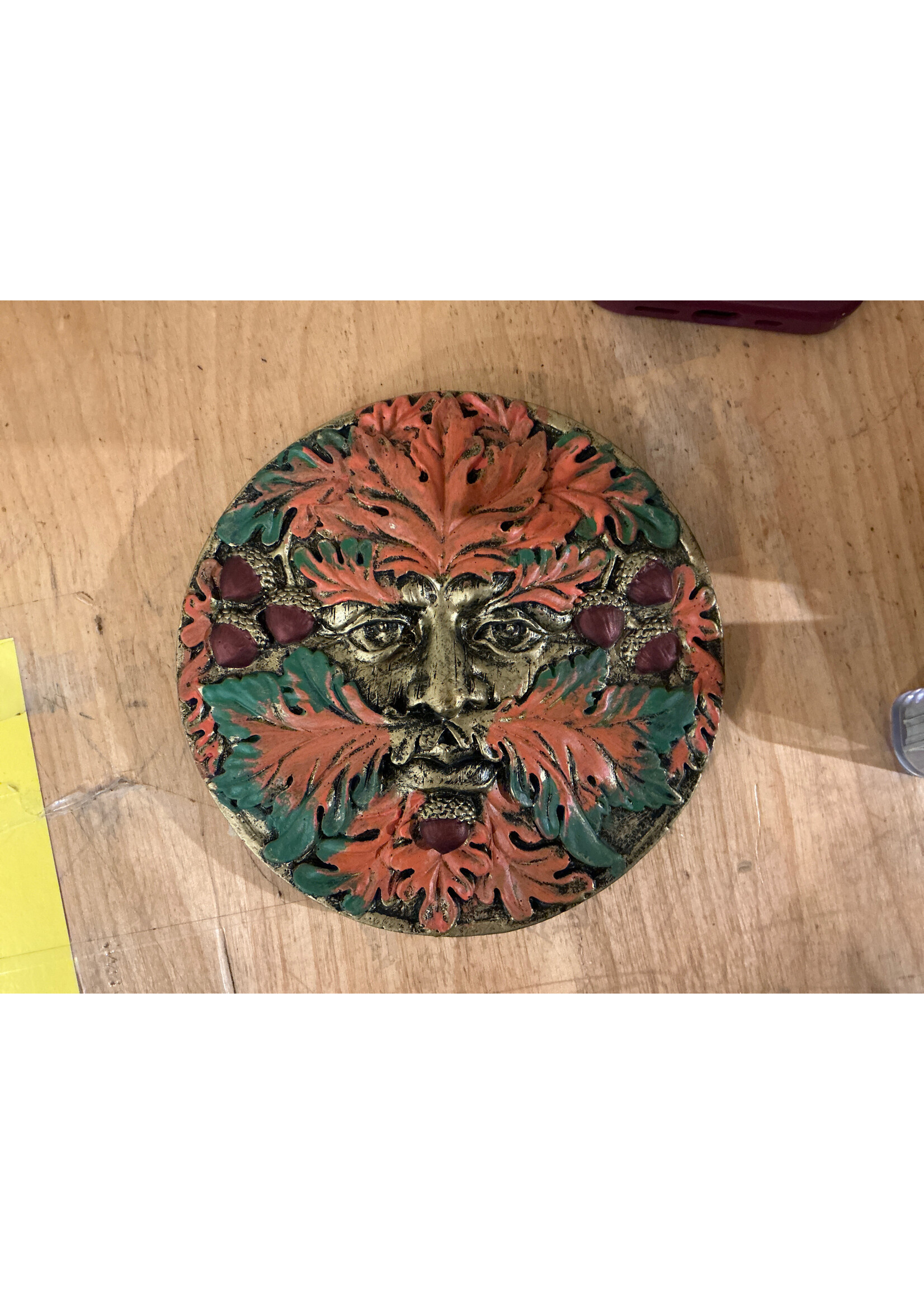Greenman Seasons Plaque Fall Y6850
