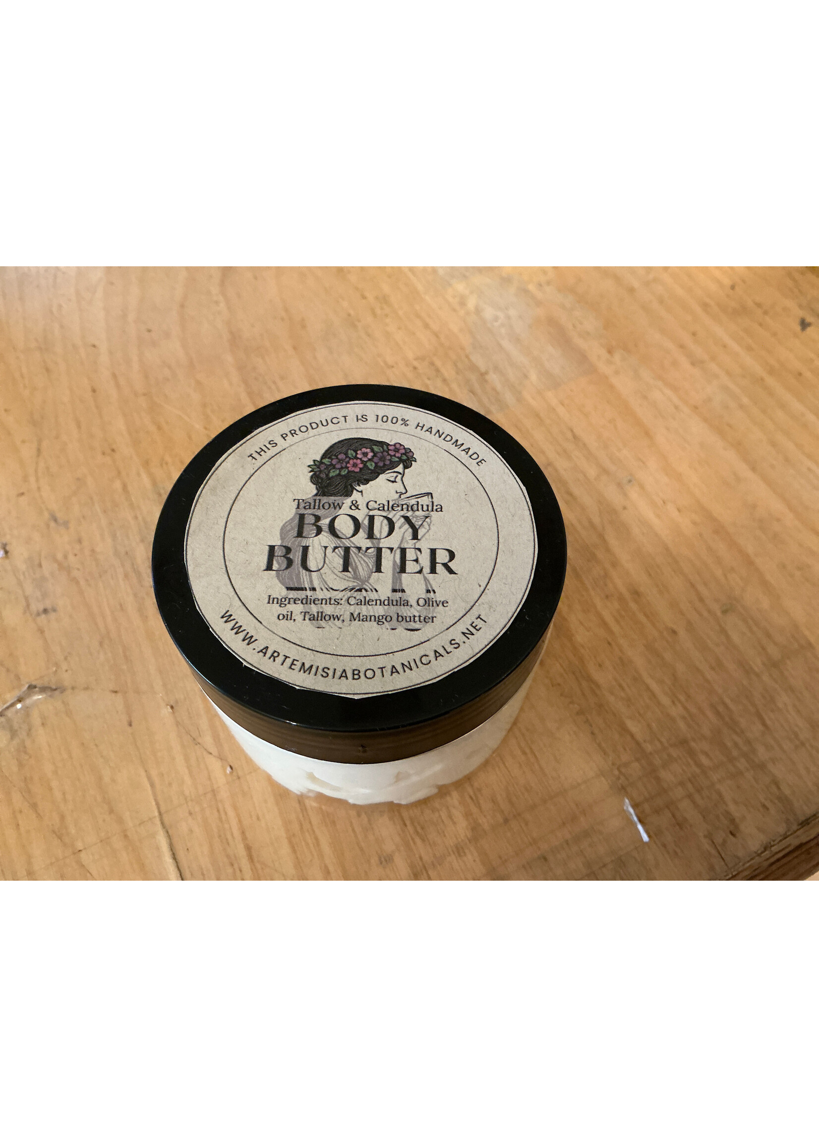 Body Butter Tallow & Calendula 4oz