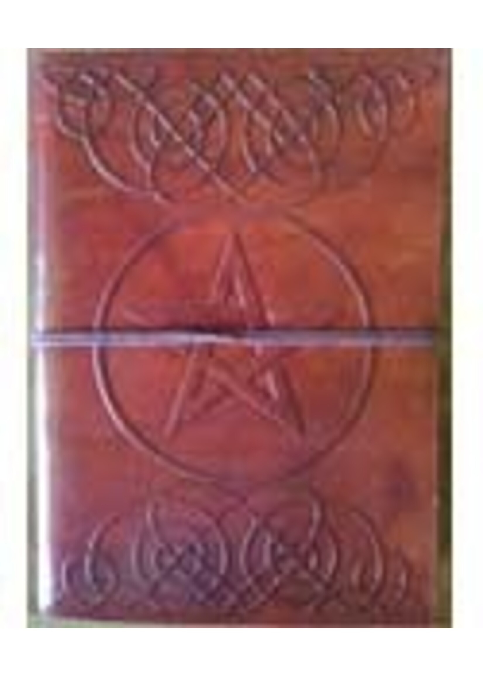 Book of Shadows Pentagram w/ cord 5x7