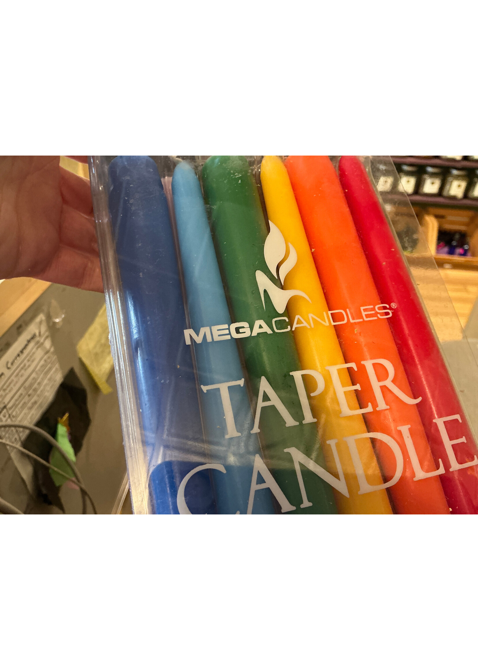 Taper candles pack 12 assortment