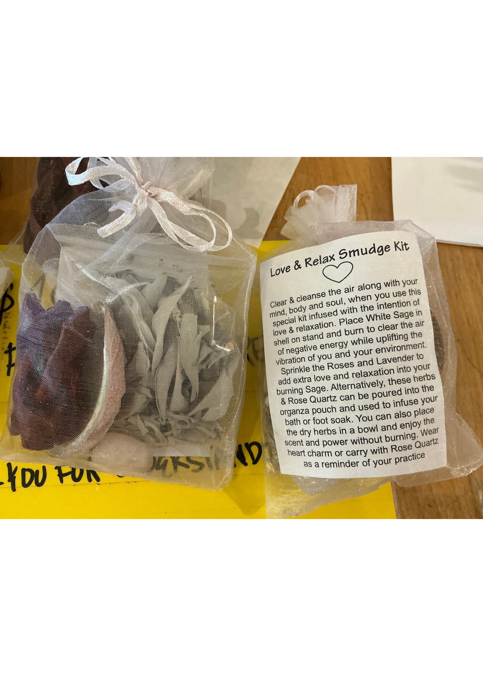 Love & relax smudge kit