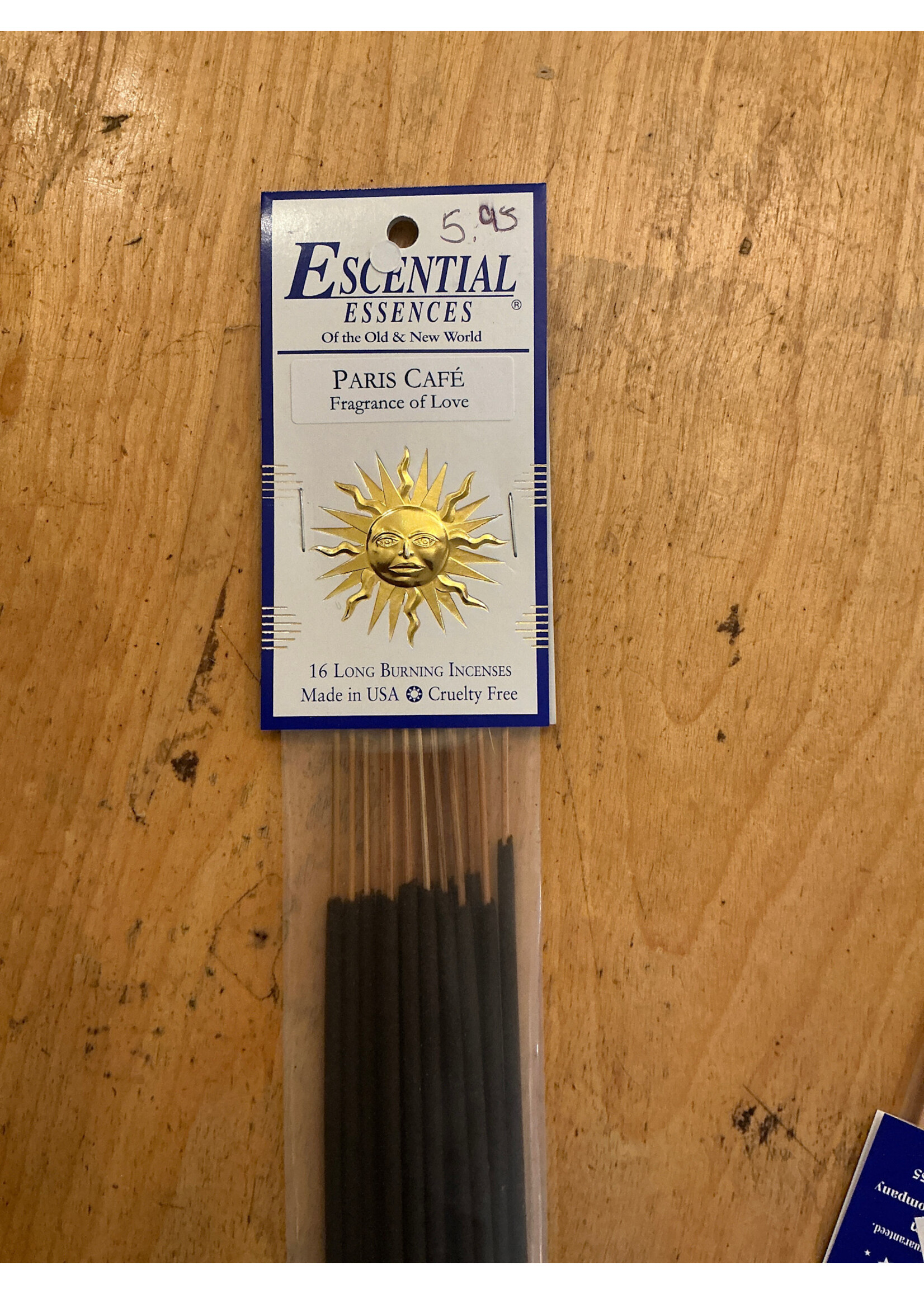 Paris Cafe incense | Escential Essences