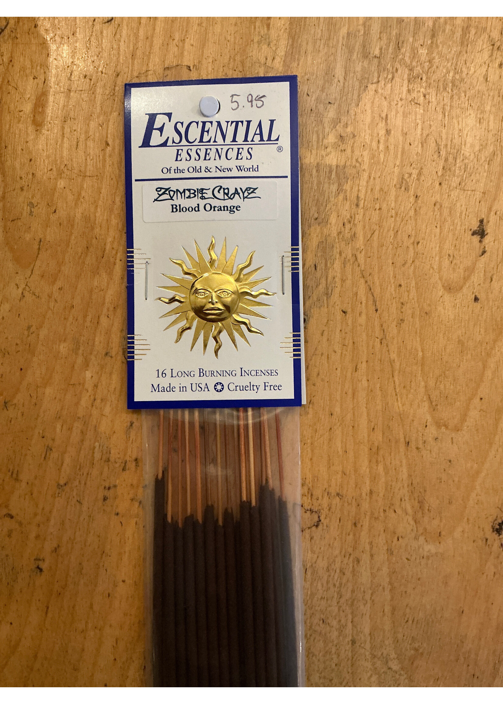 Zombie Crayz incense | Escential Essences