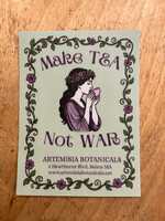 Make Tea not War Sticker