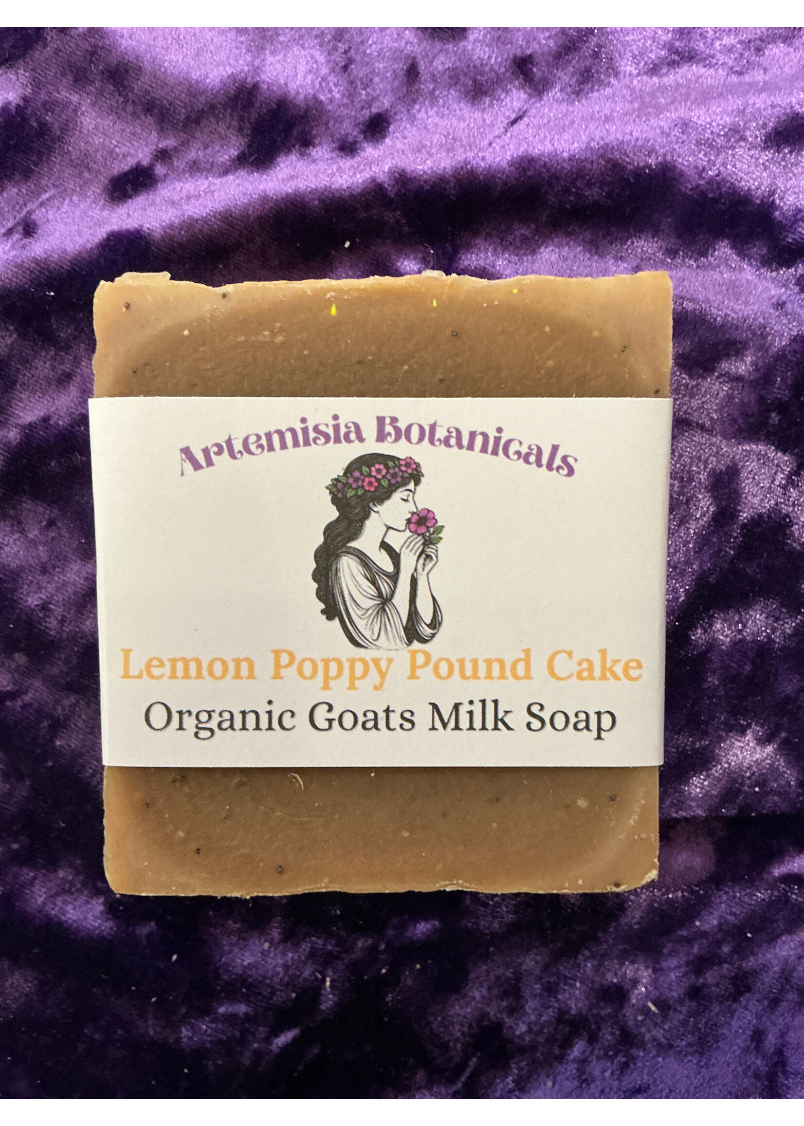 Lemon Poppy Pound Cake | Handmade Goat's Milk Soap