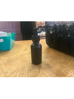 Glass Bottle with Dropper | Black  | 1 oz