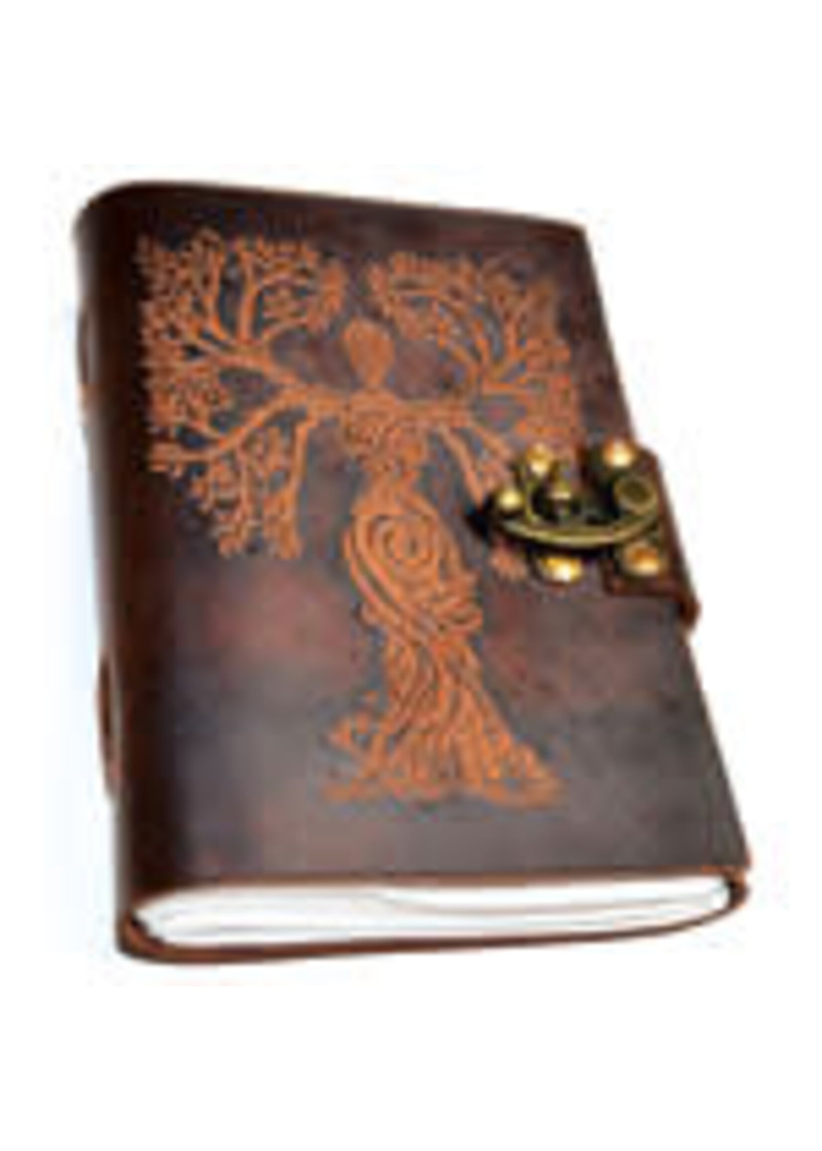 Journal Tree Woman Leather