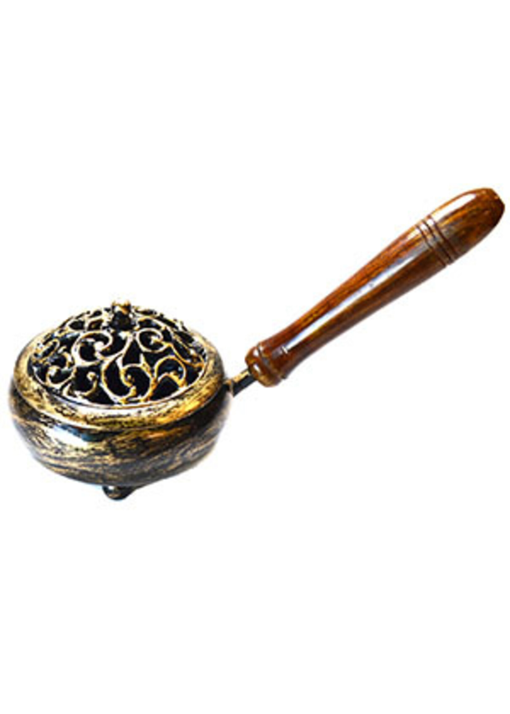 Burner Iron Smudge Incense 4in