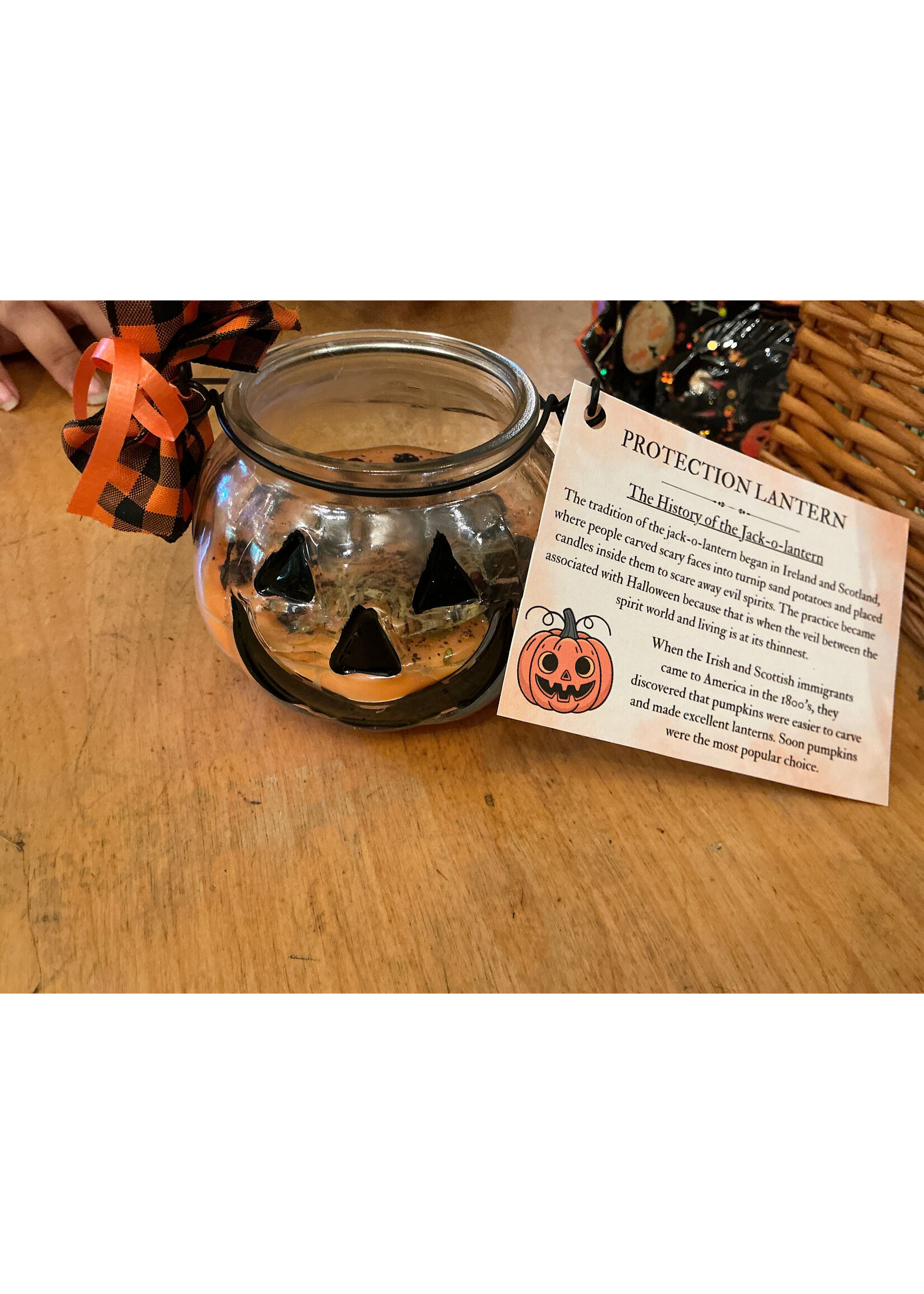 Jackolantern  Protection Candle