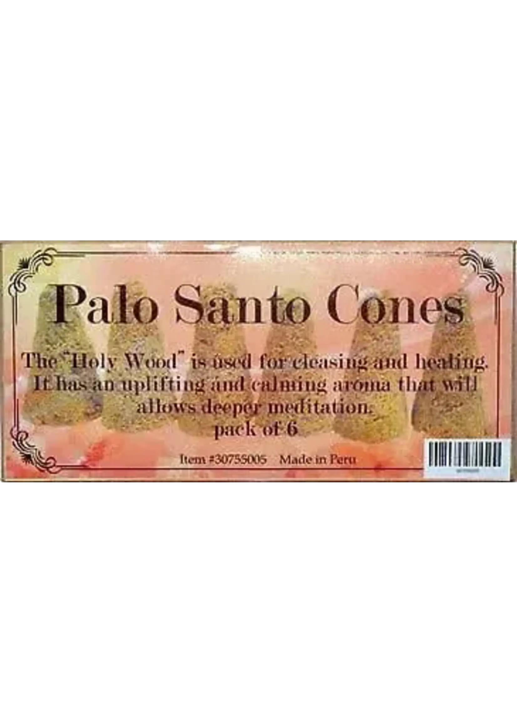 Palo Santo  6 Cones   icpals