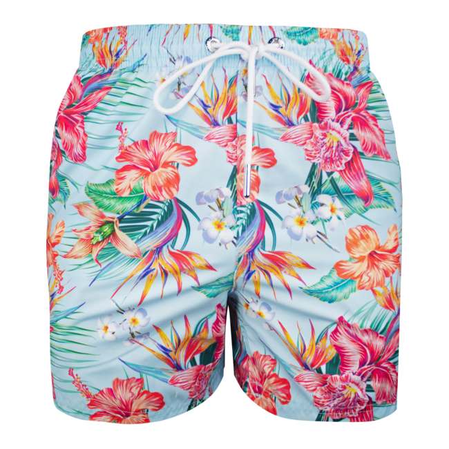 SWIMSHORT - CLASSIC CUT - HAWAIIN HIBISCUS