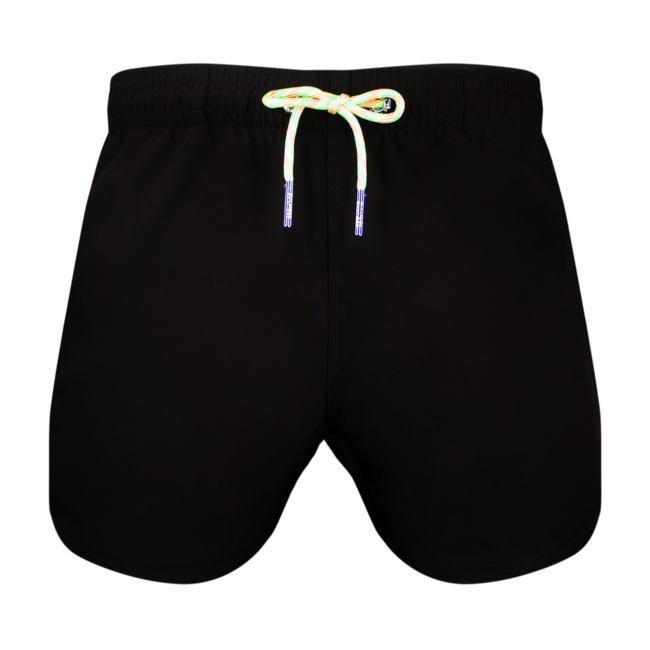 SWIMSHORT - SHORT CUT - SOLID BLACK