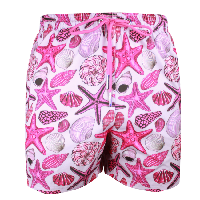 SWIMSHORT - CLASSIC CUT - PINK STARFISH