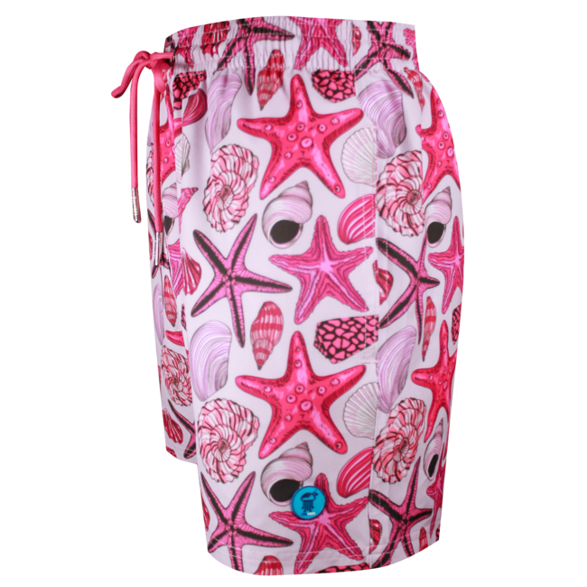 SWIMSHORT - CLASSIC CUT - PINK STARFISH