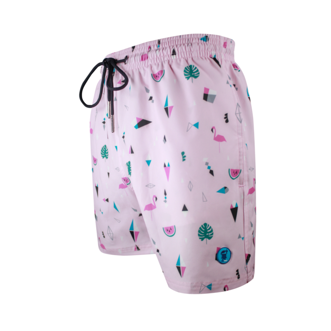 SWIMSHORT - CLASSIC CUT - PINK SPADES