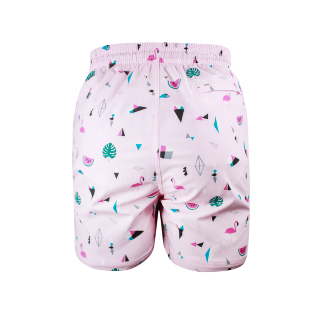 SWIMSHORT - CLASSIC CUT - PINK SPADES