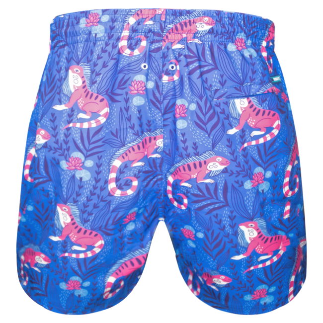 SWIMSHORT - CLASSIC CUT - PINK IGUANA